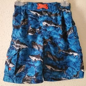 Boys Shark Swim Trunks